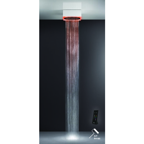 Gessi Afilo, Multifunktions Dusch-Einbau-System 395x395 mir