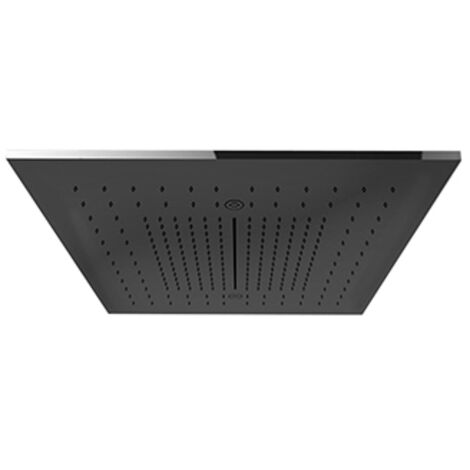 GESSI Afilo Verkleidung für Brause 500x500 Regen Schwall/Nebel Edelstahl Glanz