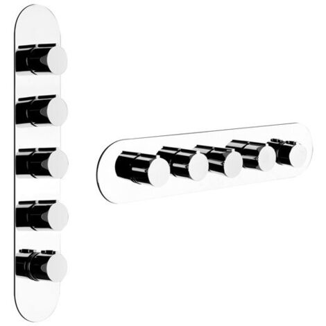 Gessi Anello, Fertigmontageset mit 4 separaten Wegen, 43068727