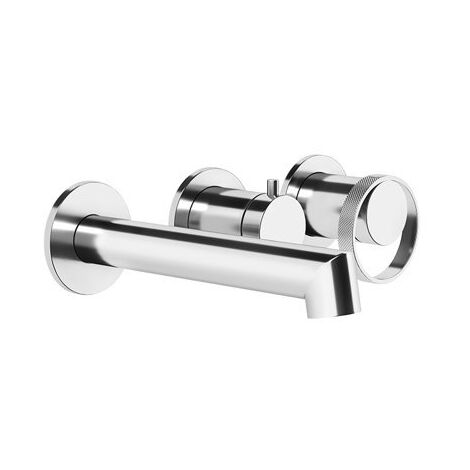 Gessi Anello, Fertigmontageset mit runden Rosetten, für