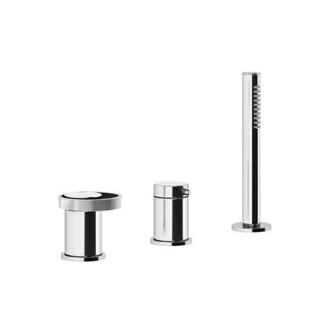 Gessi Anello, mitigeur de baignoire 3 trous, avec cartouche