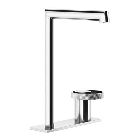 Gessi Anello, mitigeur monocommande de lavabo, bec séparé, monté