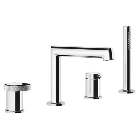 Gessi Anello Mitigeur monocommandé sur gorge à 4 trous avec bec