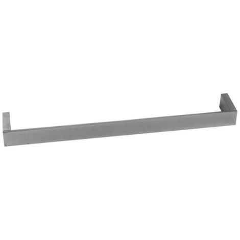 GESSI Badetuchhalter RETTANGOLO 450mm PVD Metall Schwarz gebürstet