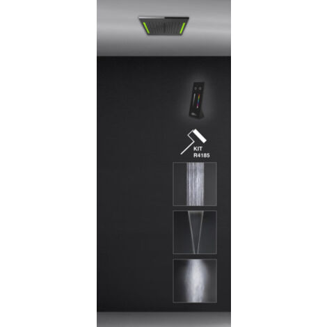 Gessi Colour, Multifunktions Dusch-Einbau-System, 350x350 mm,
