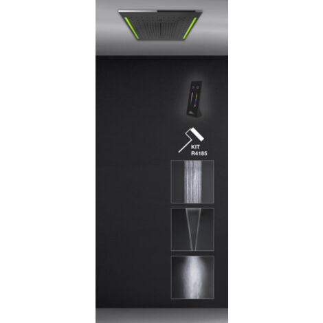 Gessi Colour, Multifunktions Dusch-Einbau-System, 505x505 mm,