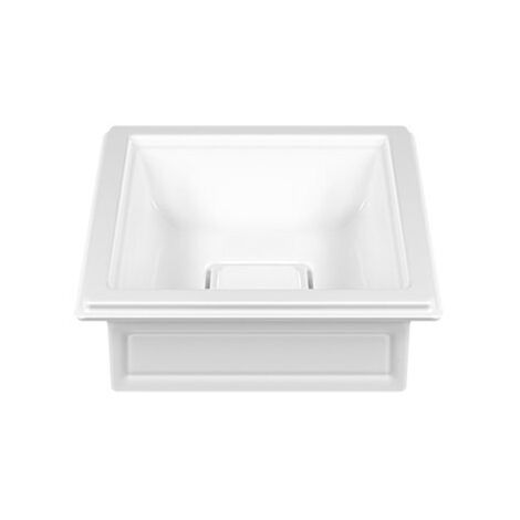 Gessi Eleganza Aufsatzbecken, 420 x 420mm, Cristalplant (mattes