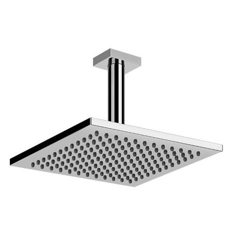 Gessi Emporio Antikalk-Kopfbrause quadratisch mit Gelenk und