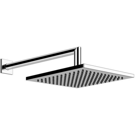 Gessi Emporio Antikalk-Kopfbrause quadratisch mit Gelenk und