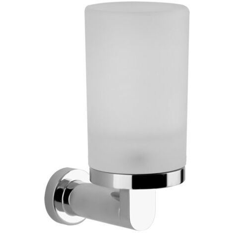Gessi Emporio Glashalter für Wandmontage, Glas satiniert,