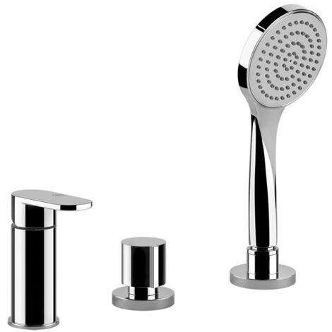 Gessi Emporio Via Bagutta Dreiloch-Wannenrand-Armatur mit
