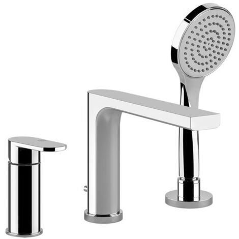 Gessi Emporio Via Bagutta Dreiloch-Wannenrand-Armatur mit