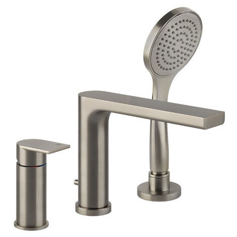 Gessi Emporio Via Manzoni Dreiloch-Wannenrandbatterie, mit