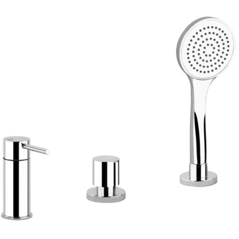 Gessi Emporio Via Tortona Dreiloch-Wannenrandbatterie für