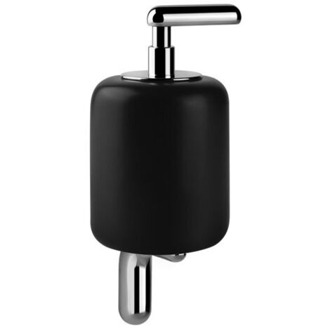 Gessi Goccia Seifenspender zur Wandmontage in GRES schwarz,