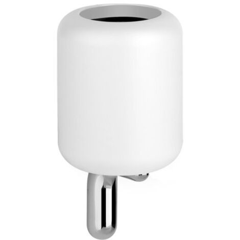 Gessi Goccia Wand-Glashalter, Becher in GRES weiß, 38007031