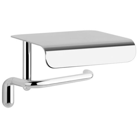 Gessi Goccia WC-Papierrollenhalter mit Deckel, Wandmontage,