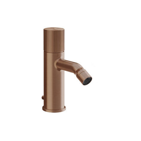 Gessi Habito Bidet-Einhebelmischer, mit Ablaufgarnitur, Ausladung