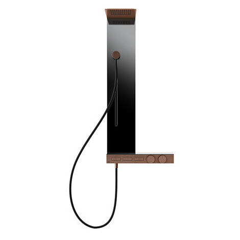 Gessi HI-FI, Duschkombination zur Aufputz-Wandmontage mit