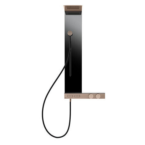 Gessi HI-FI, Duschkombination zur Aufputz-Wandmontage mit