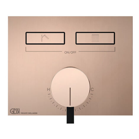 Gessi HI-FI, Fertigmontageset für 1/2 Unterputz-Einhebelmischer