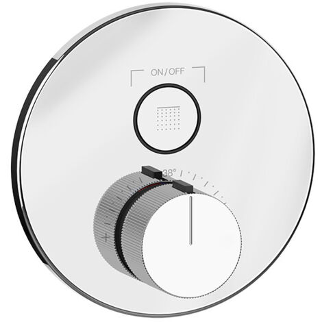 Gessi HI-FI Fertigmontageset Thermostat, mit Tasten-Bedienung