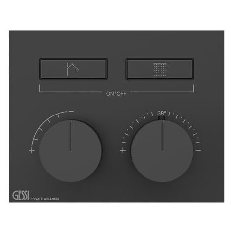 Gessi HI-FI, Fertigmontageset Unterputz-Thermostat mit