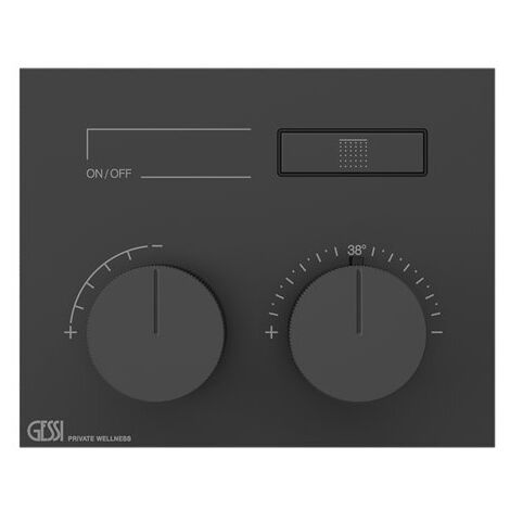 Gessi HI-FI, Fertigmontageset Unterputz-Thermostat mit