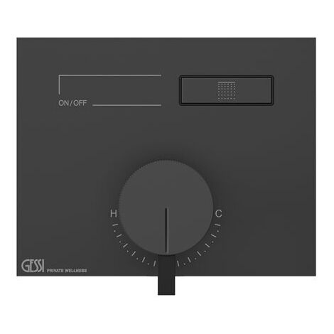 Gessi HI-FI, juego preparado para mezclador monomando oculto de