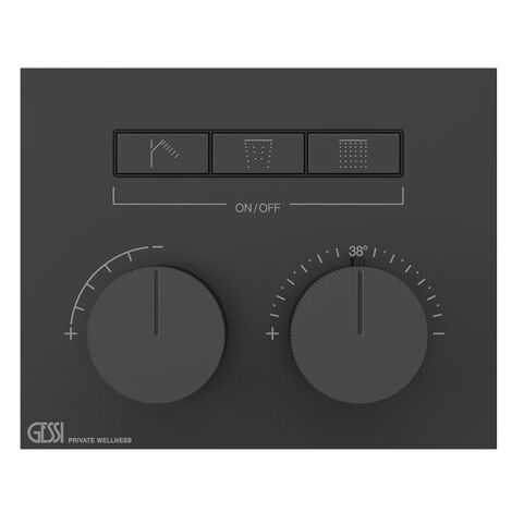 Gessi HI-FI, termostato oculto con juego de montaje y
