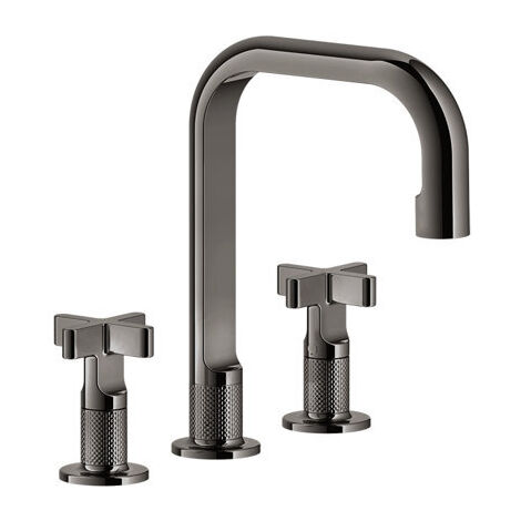 Gessi Inciso+ 3-Loch-Waschtischarmatur, Auslauf H=139 mm x