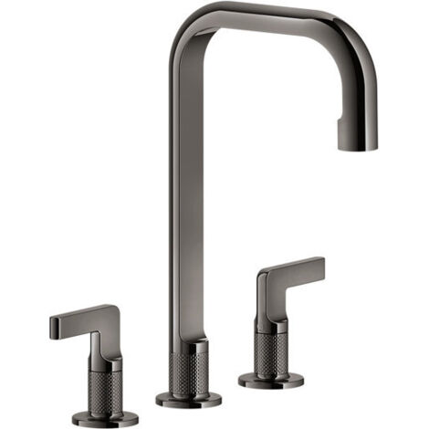 Gessi Inciso- 3-Loch-Waschtischarmatur mit Auslauf H=212 mm x