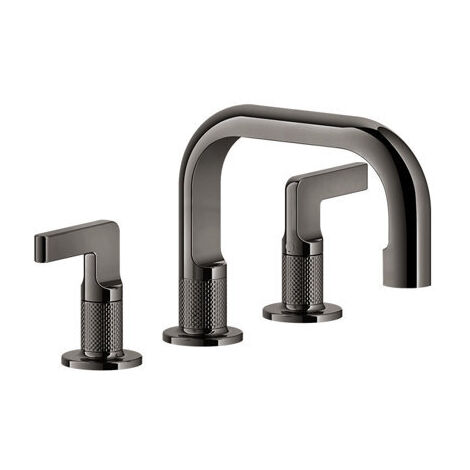 Gessi Inciso- 3-Loch-Waschtischarmatur mit Auslauf H=59 mm x