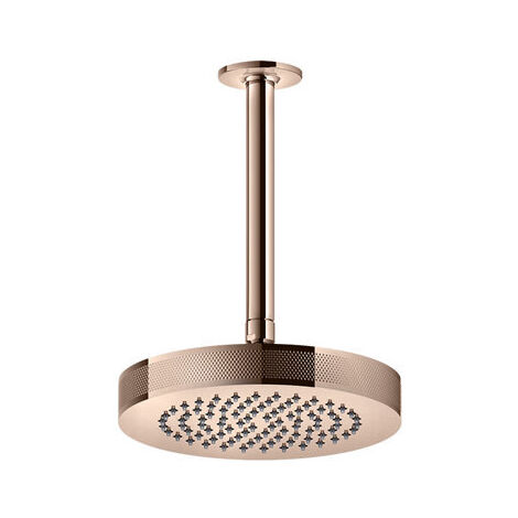 Gessi Inciso Antikalk-Dekor-Kopfbrause D218 mm, mit Gelenk und