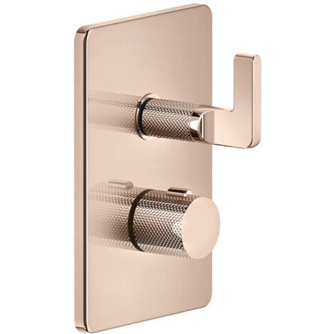 Gessi Inciso Dusche Fertigmontageset, für UP-Thermostatmischer,