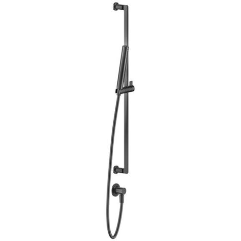 Gessi Inciso ensemble de barres de douche 800 mm, avec raccord