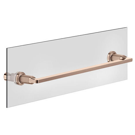 Gessi Inciso Handtuchhalter 450 mm, Montage an Glaswand, 58615030