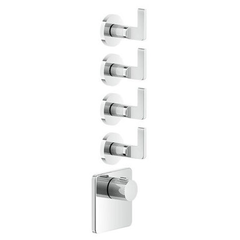 Gessi Inciso- Kit pré-assemblé pour thermostat encastré 3/4 haute