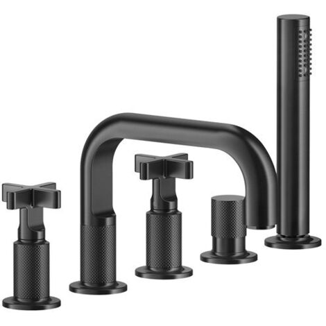 Gessi Inciso+ Mélangeur bain-douche 5 trous à 2 poignées