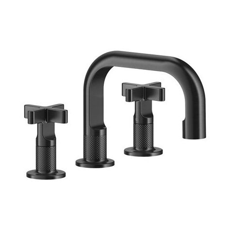 Gessi Inciso+ Mélangeur lavabo 3 trous, bec H=59 mm x saillie 140