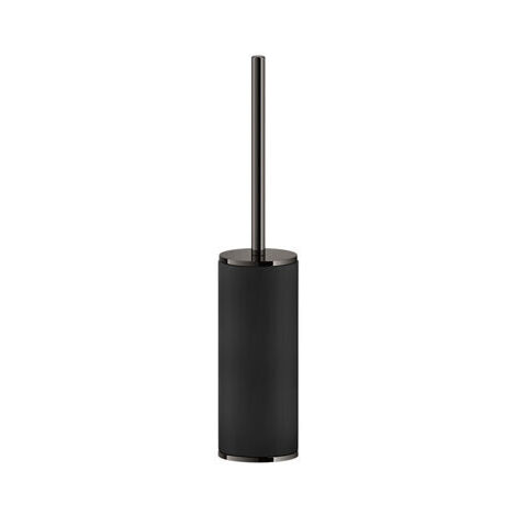 Gessi Inciso Stand-WC-Bürstengarnitur, Behälter Schwarz matt,