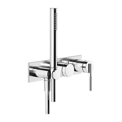 Gessi Ingranaggio Fertigmontageset Einhebelmischer Dusche/Wanne,