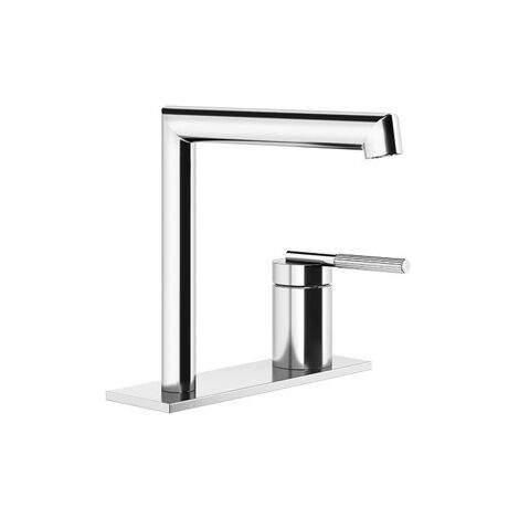 Gessi Ingranaggio mitigeur monocommande de lavabo, bec séparé