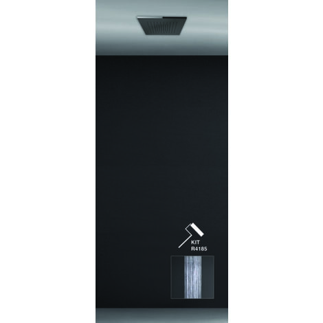 Gessi Minimali, Dusch-Einbau-System 350x350 Strahlart Regen,