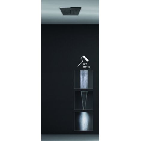 Gessi Minimali, Dusch-Einbau-System 350x350 Strahlarten Regen,