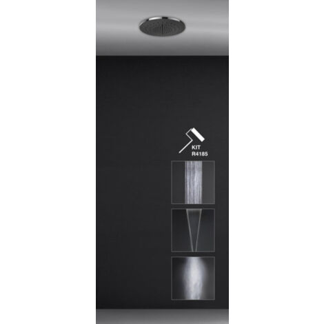 Gessi Minimali, Dusch-Einbau-System D355 Strahlart Regen,