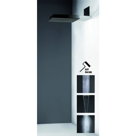 Gessi Minimali, Multifunktions-Duschsystem 500x500 Strahlart