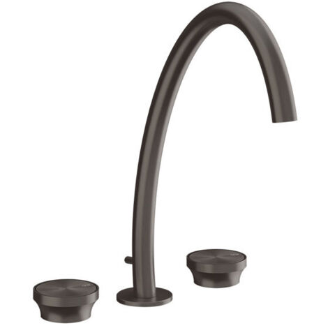 Gessi Origini 3-Loch Waschtischarmatur, hohe Version, mit