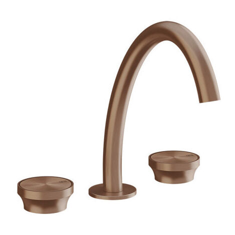 Gessi Origini 3-Loch Waschtischarmatur, mittlere Version, ohne