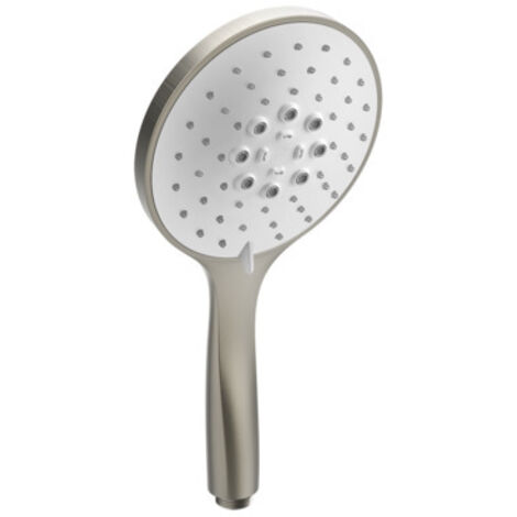 Gessi Origini Antikalk-Handbrause, mit weißem Einsatz, 3-Strahl,